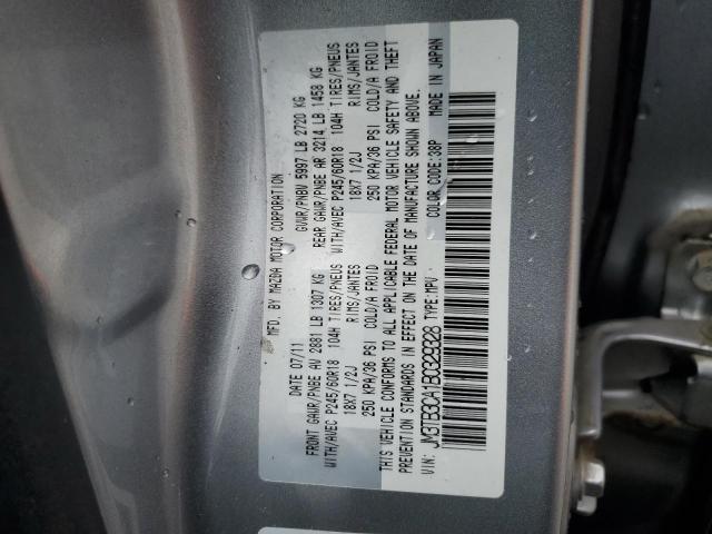 2011 Mazda Cx-9 VIN: JM3TB3CA1B0329328 Lot: 50181544