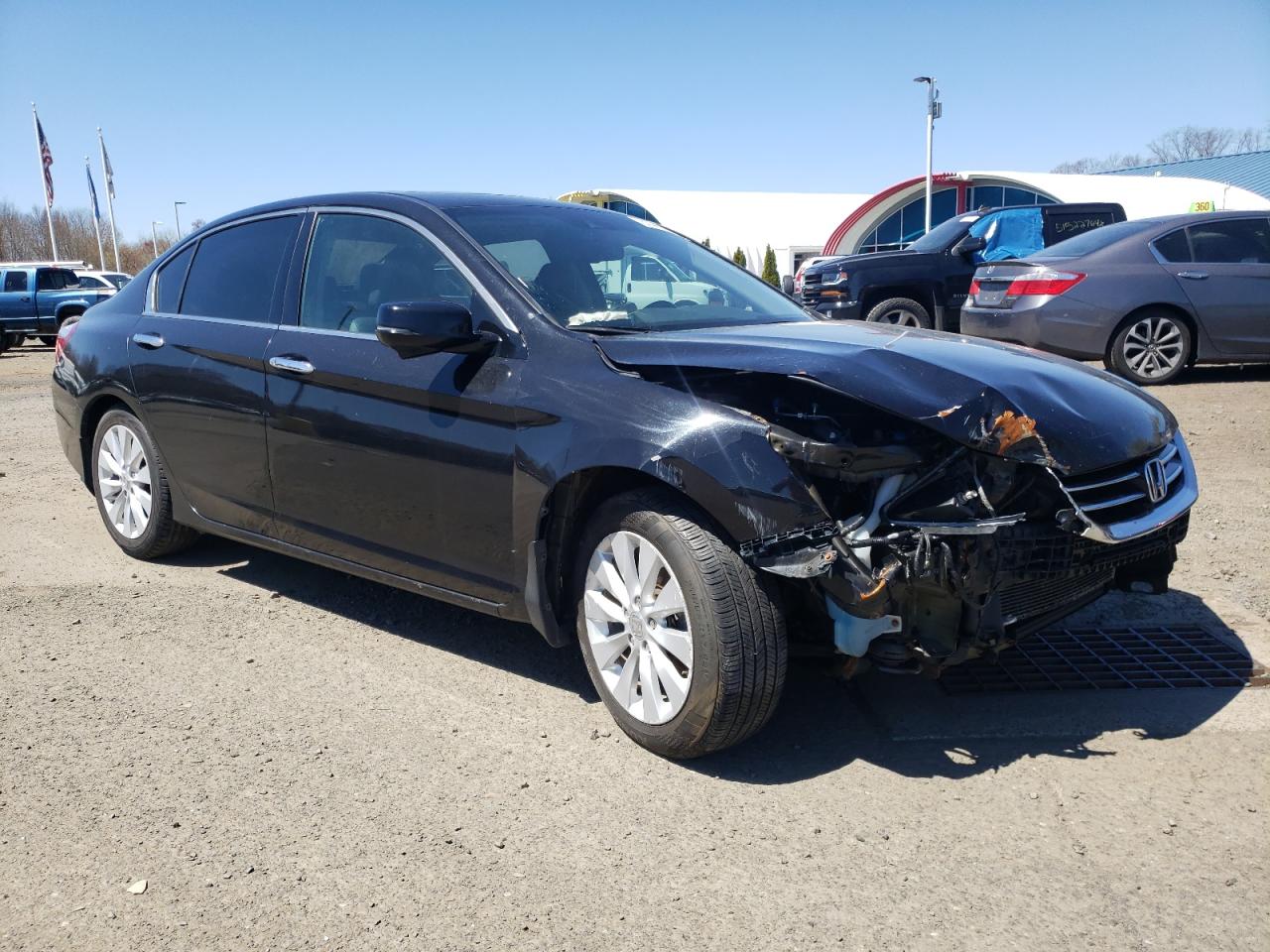 2014 Honda Accord Exl vin: 1HGCR3F80EA033407