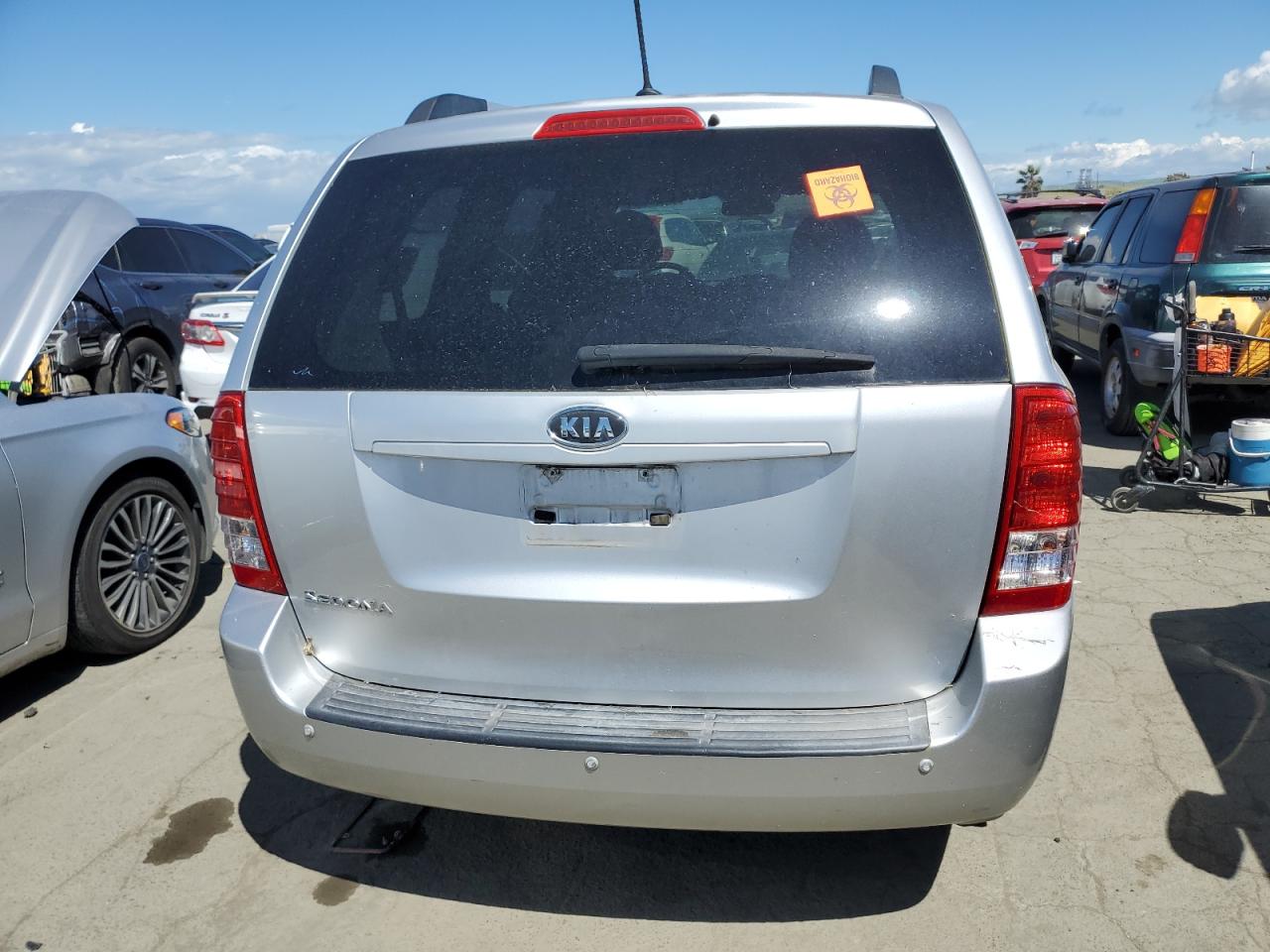 2012 Kia Sedona Lx vin: KNDMG4C78C6494350