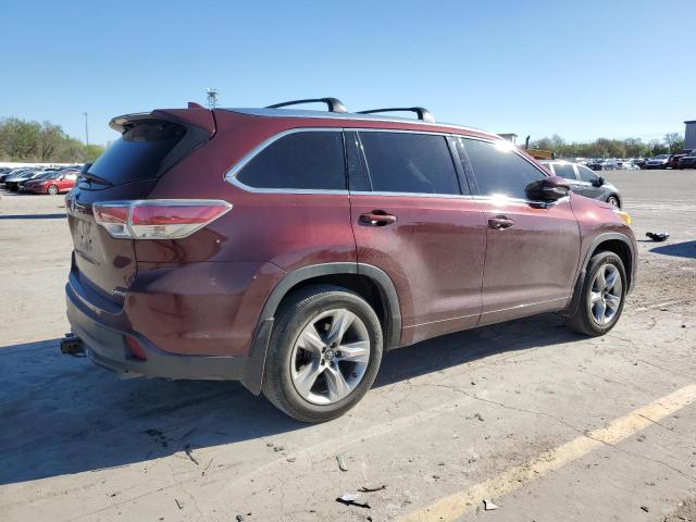 Vin: 5tdykrfh0gs164631, lot: 49396094, toyota highlander limited 20163