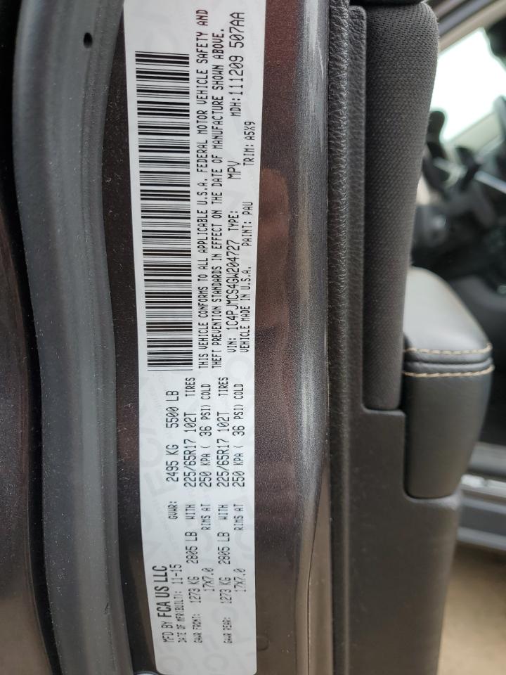 1C4PJMCS4GW204727 2016 Jeep Cherokee Latitude