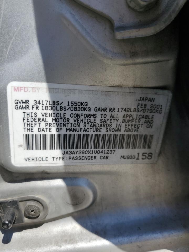 JA3AY26CX1U041237 2001 Mitsubishi Mirage Es