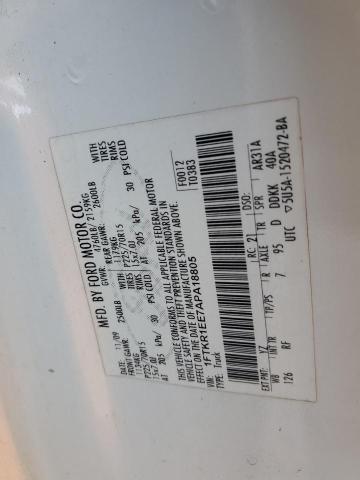 2010 Ford Ranger Super Cab VIN: 1FTKR1EE7APA18805 Lot: 50775404