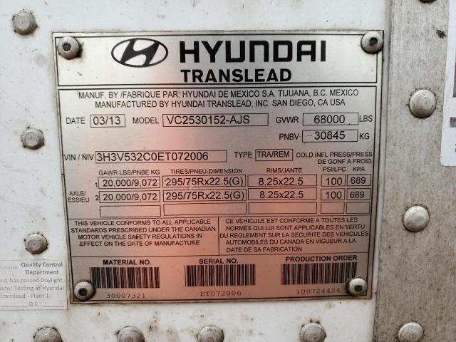 Lot #2457454144 2014 HYUNDAI HT salvage car