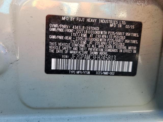 2015 Subaru Xv Crosstrek 2.0 Limited VIN: JF2GPAMC3FH245813 Lot: 51101544