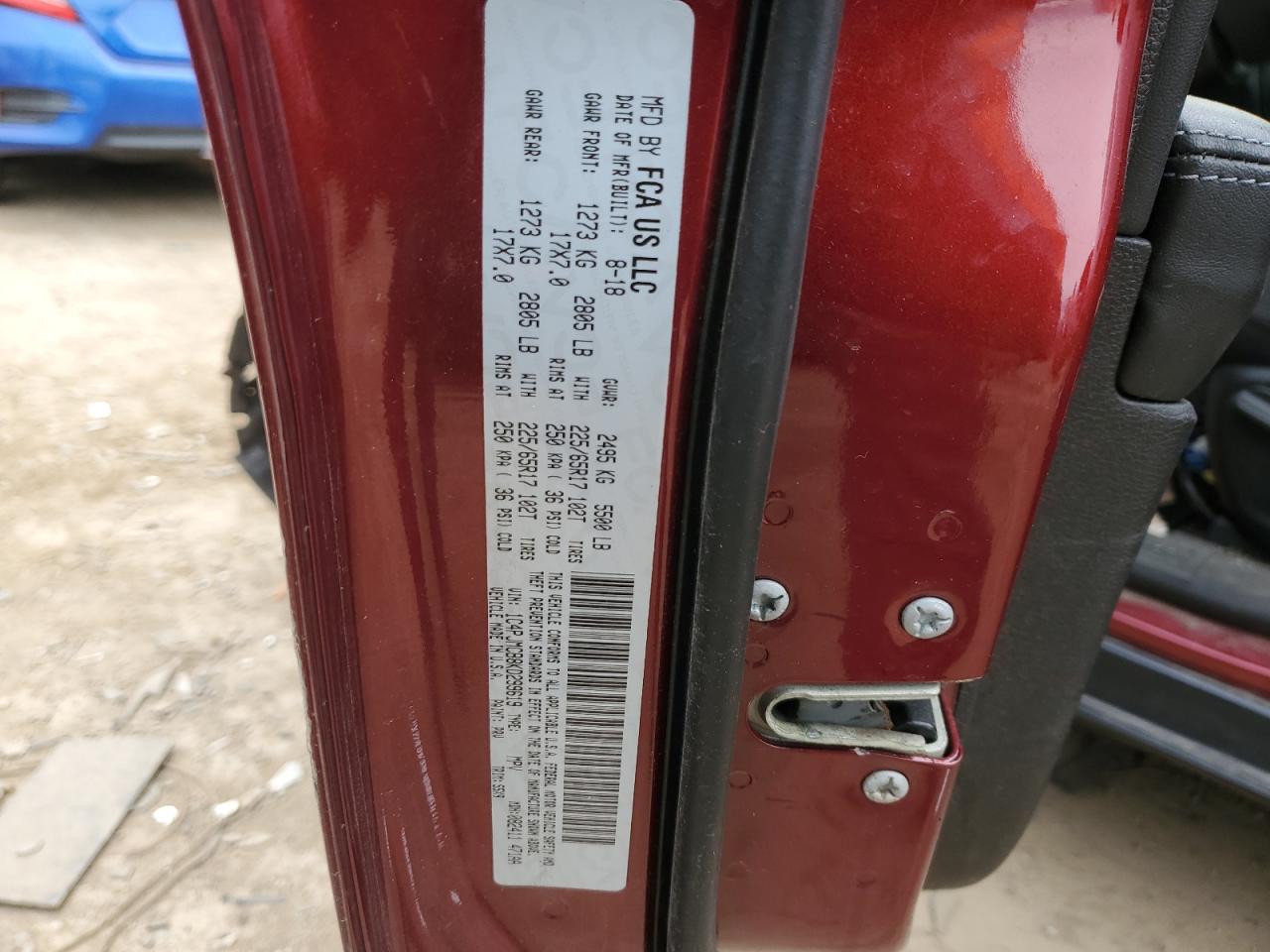 1C4PJMCB8KD299619 2019 Jeep Cherokee Latitude