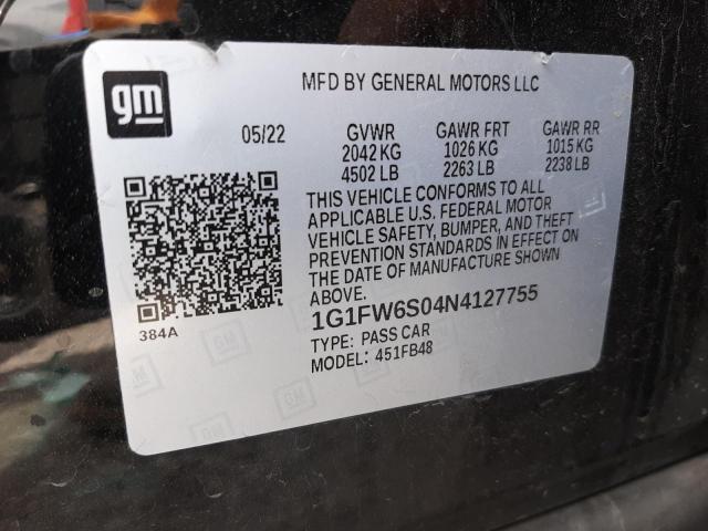 1G1FW6S04N4127755 Chevrolet Bolt EV 1L 12