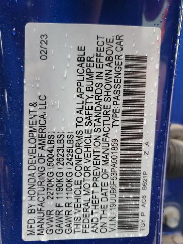 2023 ACURA TLX A-SPEC 19UUB6F53PA001859