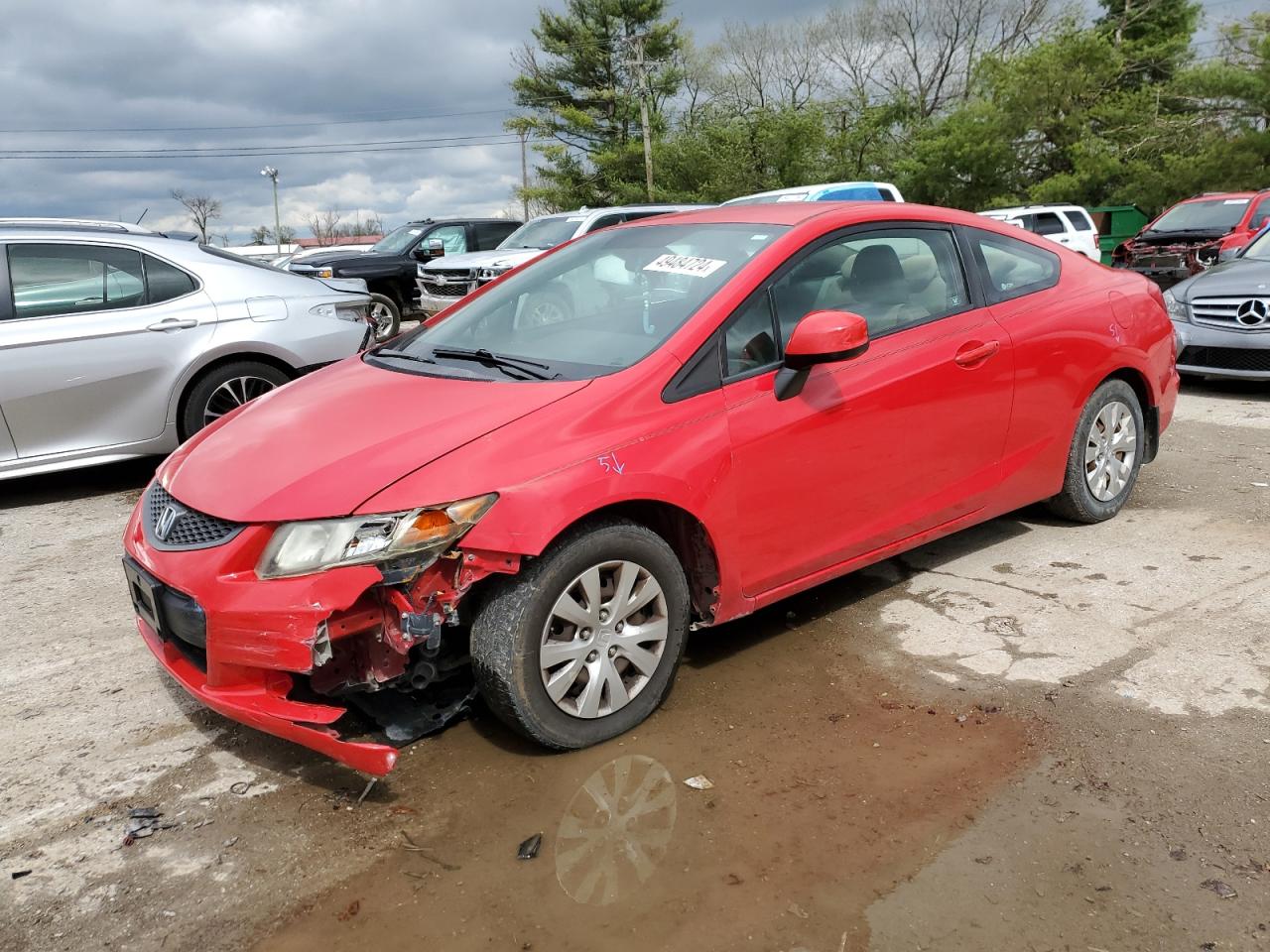 2012 Honda Civic Lx vin: 2HGFG3B55CH557231