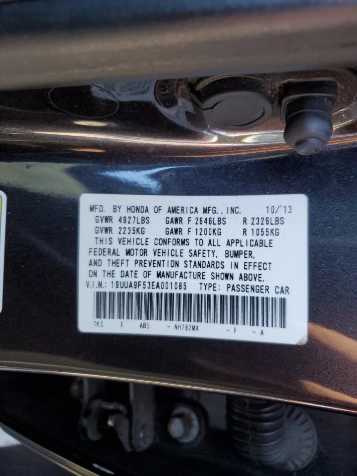 19UUA9F53EA001085 2014 Acura Tl Tech