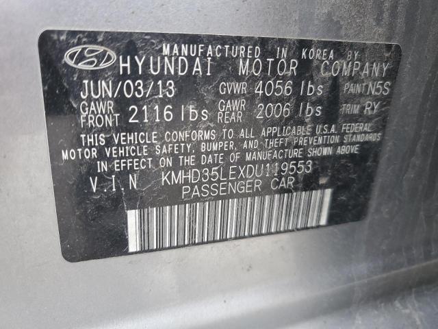 2013 Hyundai Elantra Gt VIN: KMHD35LEXDU119553 Lot: 51204064