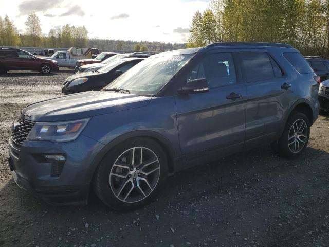Lot #2485502029 2018 FORD EXPLORER S salvage car