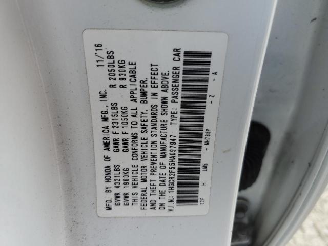 2017 HONDA ACCORD SPO - 1HGCR2F55HA097947
