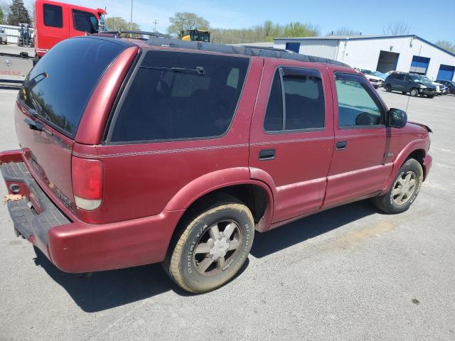 OLDSMOBILE BRAVADA 2001 red 4dr spor gas 1GHDT13W012174620 photo #4