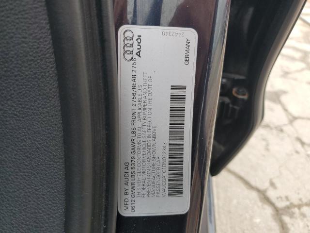 2013 Audi A6 Premium Plus VIN: WAUGGAFC1DN012343 Lot: 51558164