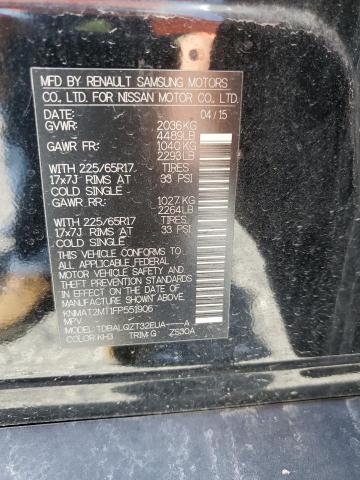 2015 Nissan Rogue S VIN: KNMAT2MT1FP551906 Lot: 51004324