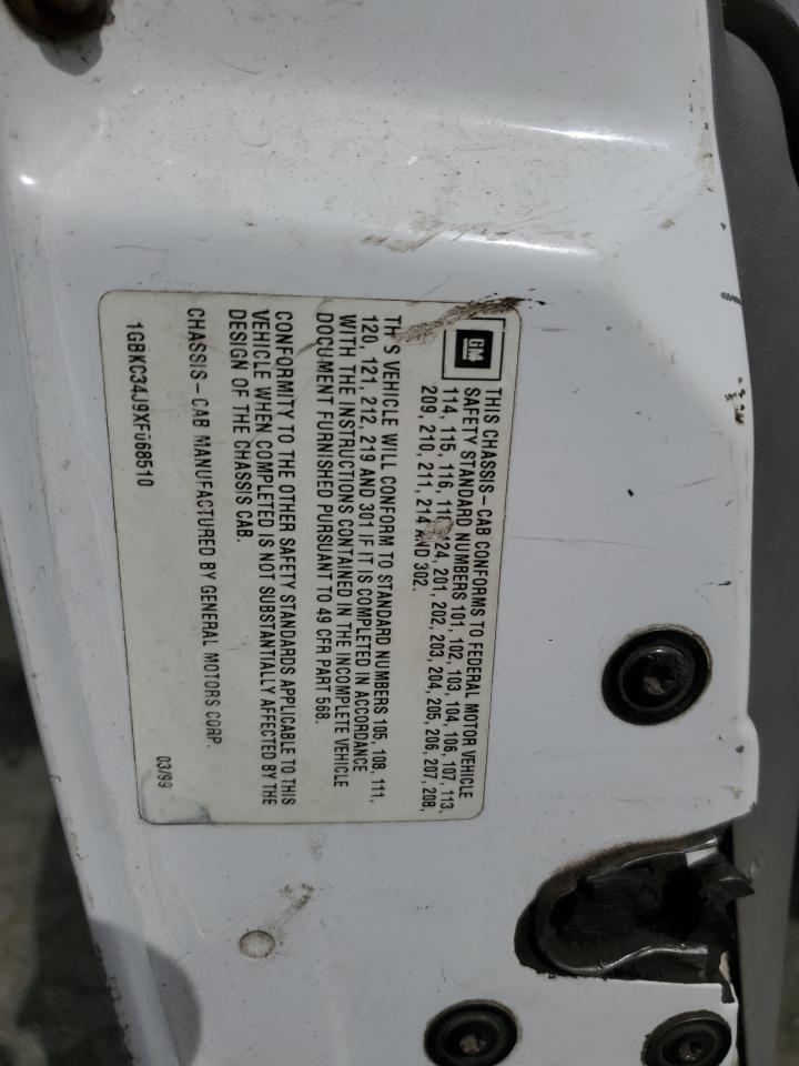 1GBKC34J9XF068510 1999 Chevrolet Gmt-400 C3500-Hd