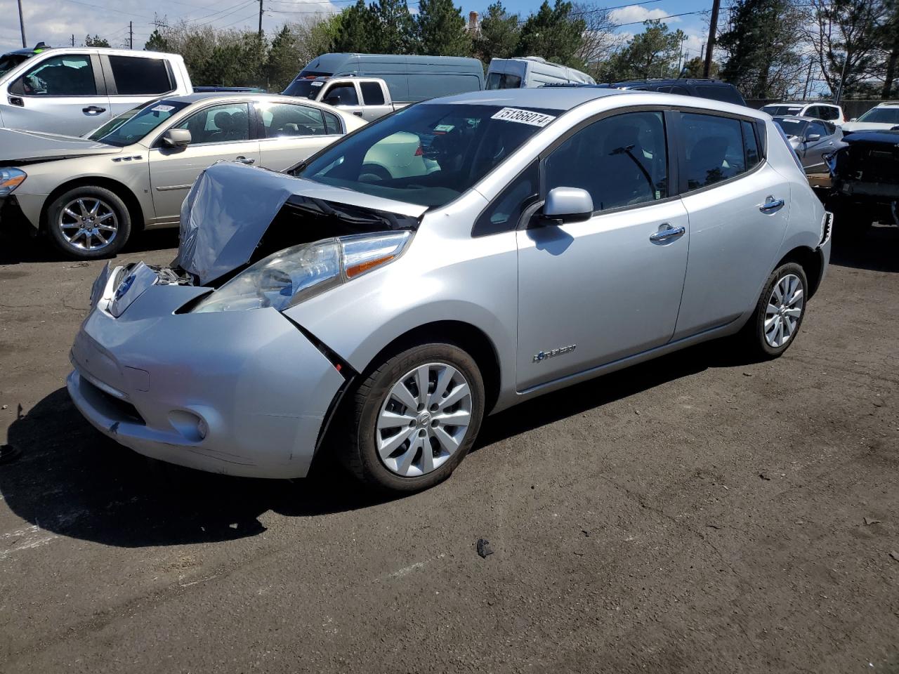 1N4AZ0CP8DC424605 2013 Nissan Leaf S