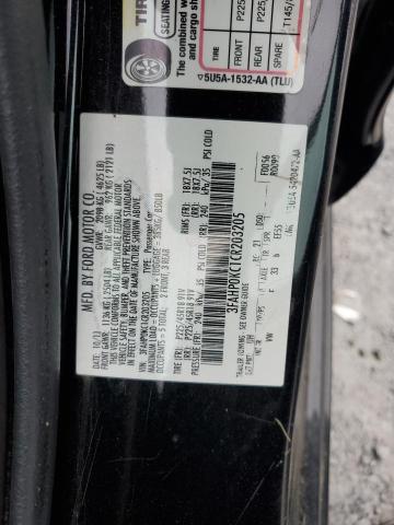 2012 Ford Fusion Sport VIN: 3FAHP0KC1CR203205 Lot: 48996244