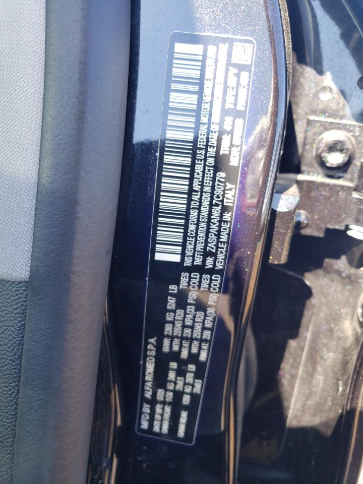 ZASPAKAN6L7C90779 2020 Alfa Romeo Stelvio