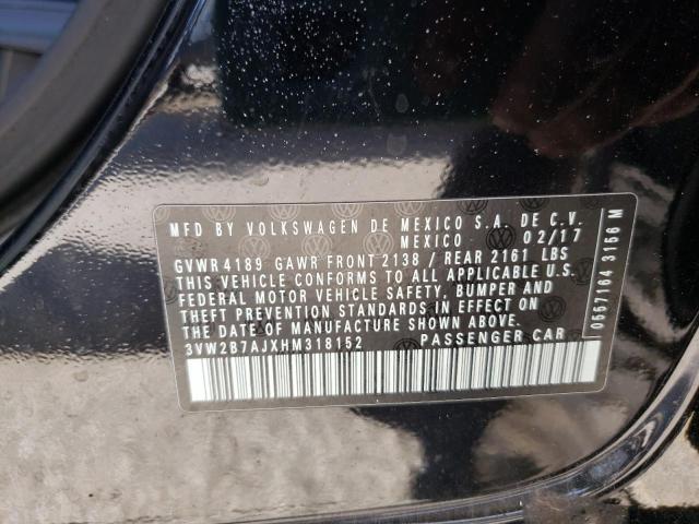 2017 VOLKSWAGEN JETTA S - 3VW2B7AJXHM318152