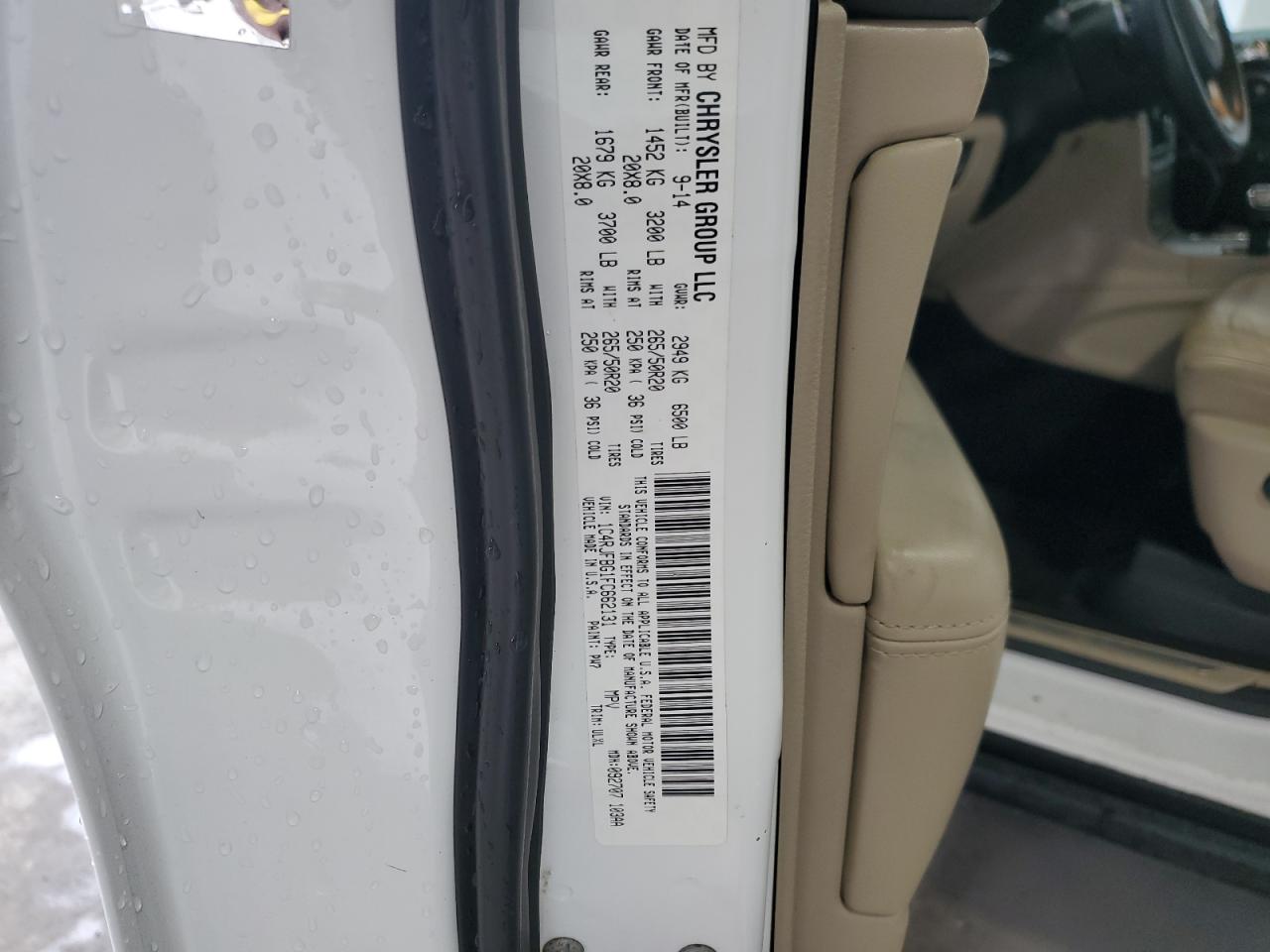 1C4RJFBG1FC662131 2015 Jeep Grand Cherokee Limited