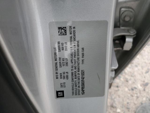2015 BUICK VERANO CON 1G4PR5SKXF4219321