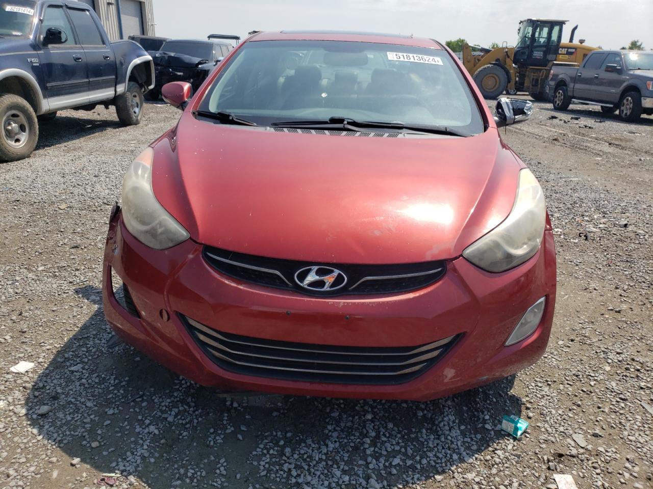 2012 Hyundai Elantra Gls vin: KMHDH4AE2CU311692