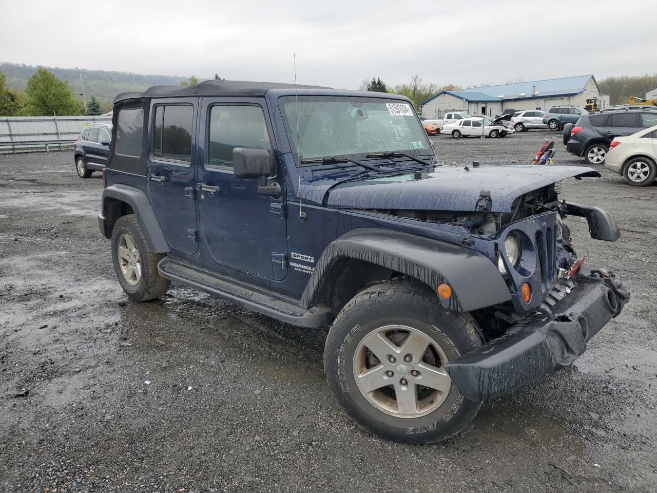 1C4BJWDG9DL631107 2013 Jeep Wrangler Unlimited Sport