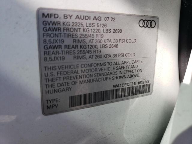 WA1DEDF31P1019148 Audi Q3 PREMIUM 13