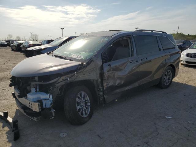 Lot #2491870044 2022 TOYOTA SIENNA LE salvage car