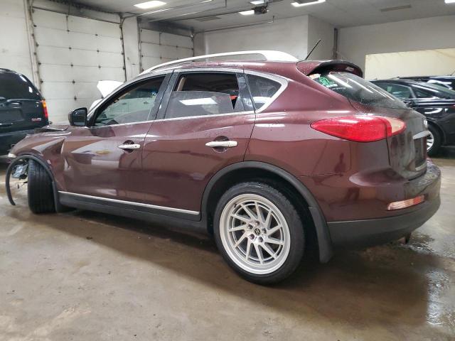 INFINITI QX50 2014 maroon  gas JN1BJ0HR9EM190814 photo #3