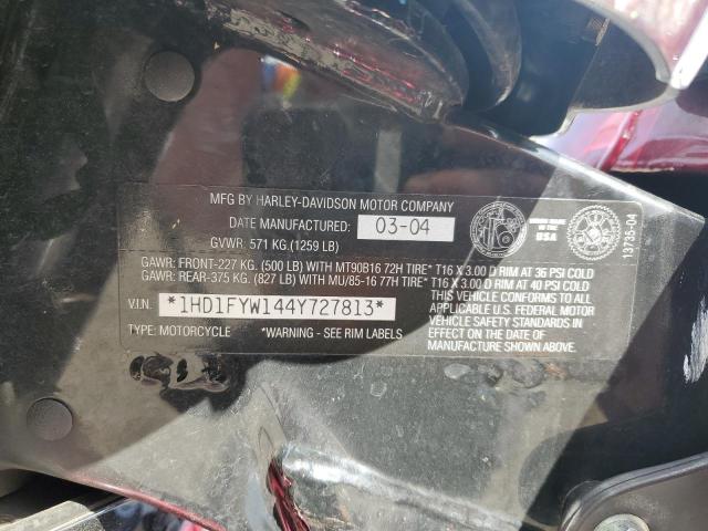 2004 HARLEY-DAVIDSON FLHRSI 1HD1FYW144Y727813