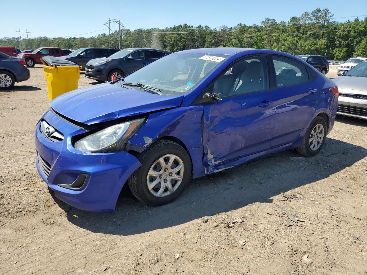 KMHCT4AEXDU425872 2013 Hyundai Accent Gls