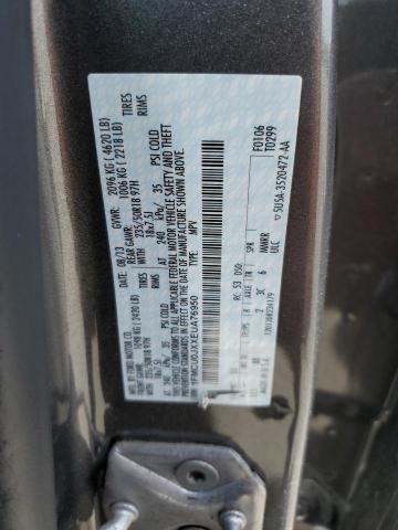 2014 Ford Escape Titanium VIN: 1FMCU0JXXEUA76950 Lot: 51885434