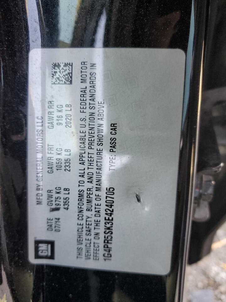 1G4PR5SK3E4240705 2014 Buick Verano Convenience