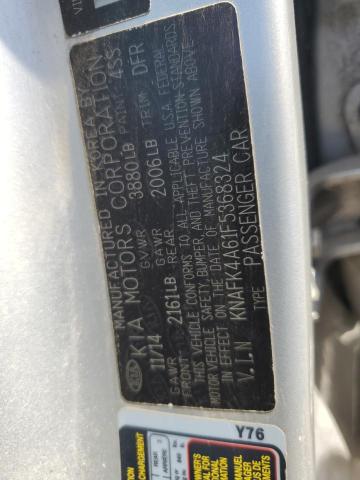 2015 Kia Forte Lx VIN: KNAFK4A61F5368324 Lot: 51182054