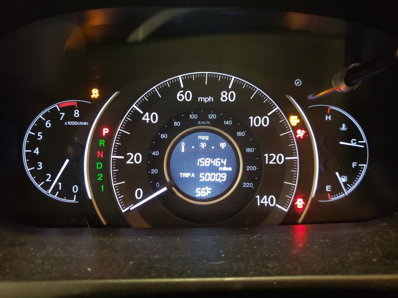 5J6RM4H54DL085622 2013 Honda Cr-V Ex