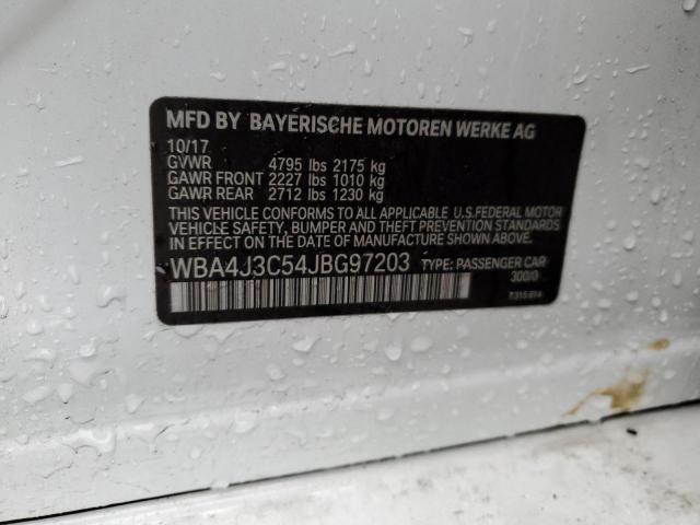 VIN WBA4J3C54JBG97203 2018 BMW 4 Series, 430XI Gran... no.12