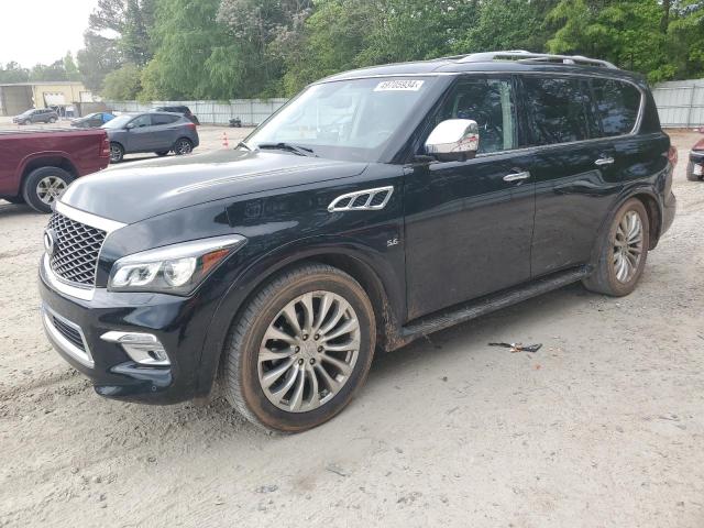 Lot #2517163017 2015 INFINITI QX80 salvage car