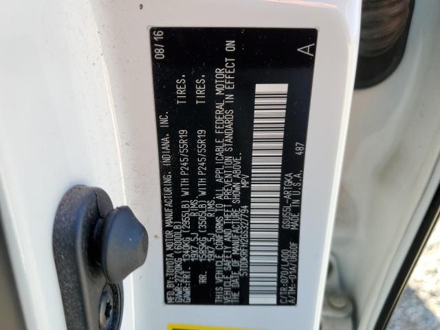 2016 TOYOTA HIGHLANDER - 5TDDKRFH2GS327794