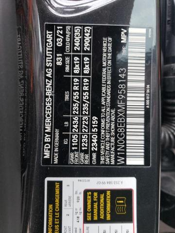 2021 MERCEDES-BENZ GLC 300 4M - W1N0G8EBXMF958143