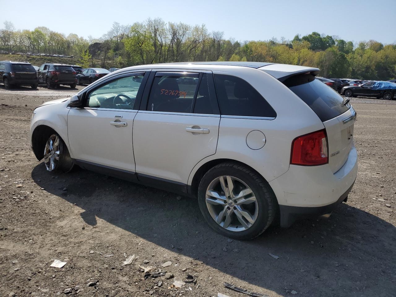 FORD EDGE LIMIT 2012 white 4dr spor gas 2FMDK4KC9CBA75983 photo #3