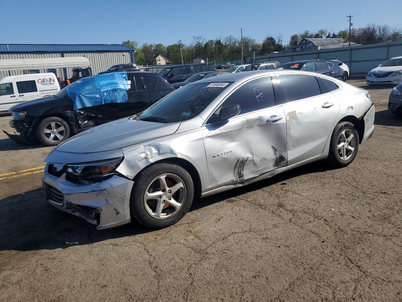 2018 Chevrolet Malibu Ls vin: 1G1ZB5ST0JF230571