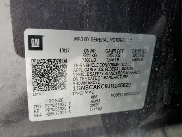 2018 CHEVROLET TAHOE C150 - 1GNSCAKC9JR145829