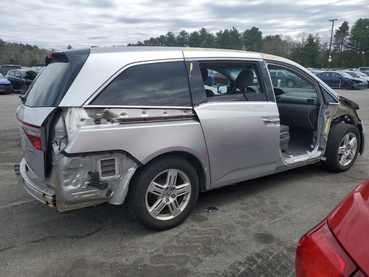 5FNRL5H90CB022648 2012 Honda Odyssey Touring