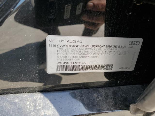 2017 AUDI A8 L QUATT - WAU43AFD0HN011679