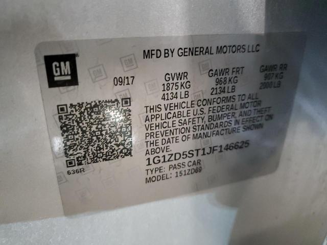 1G1ZD5ST1JF146625 2018 CHEVROLET MALIBU - Image 12