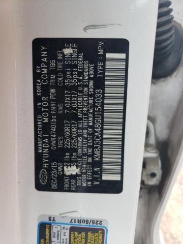 2016 Hyundai Tucson Limited VIN: KM8J3CA48GU154033 Lot: 50256234