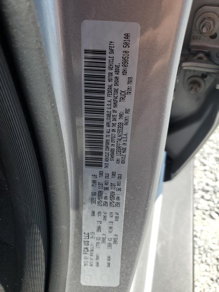 1C6SRFFT4LN155359 2020 Ram 1500 Big Horn/Lone Star